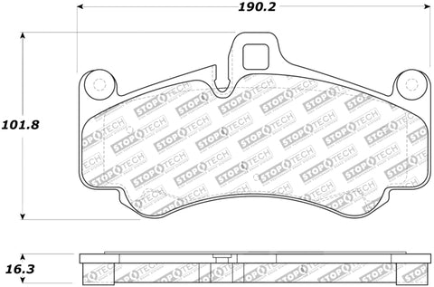 StopTech Street Touring Brake Pads - 308.09910