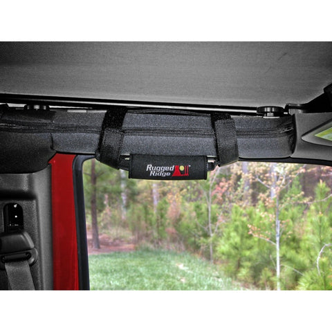 Rugged Ridge Neoprene Grab Handles Black 55-20 CJ/Jeep Wrangler /JT - 13305.30
