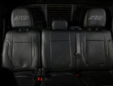 PRP 12-14 Ford Raptor  Rear Bench Seat Covers- Black with Silver Stitch - B070-06