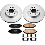 Power Stop 98-02 Ford Crown Victoria Front Z17 Evolution Geomet Coated Brake Kit - CRK1335