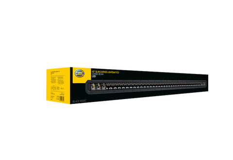 Hella Universal Black Magic 40in Tough Slim Curved Light Bar - Spot & Flood Light - 358197521