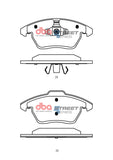 DBA 13-24 Scion FR-S (w/292mm Front Rotor) Front Street Series Brake Pads - DB15308SS