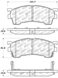 StopTech Performance 93-97 Ford Probe / 93-97 Mazda MX-6/93-02 626 Front Brake Pads - 309.06370