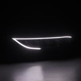 AlphaRex 16-21 Honda Civic NOVA-Series LED Proj Headlights Alpha-Black w/Actv Lgt & Seq.Sig / SB DRL - 880492