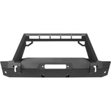 Westin 18-19 Jeep Wrangler JL WJ2 Stubby Front Bumper - Textured Black - 59-80085