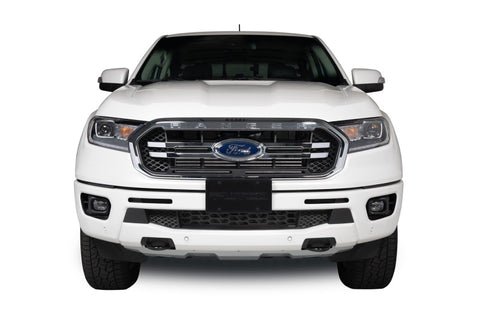 Putco 19-20 Ford Ranger w/o Adaptive Cruise - Hex Shield - Black Powder Coated Bumper Grille Inserts - 83163