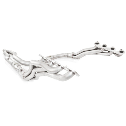 Stainless Power 2010-14 F-150 Raptor 6.2L Headers 1-7/8in Primaries 3in High-Flow Cats Y-Pipe - SFTR10HCATY