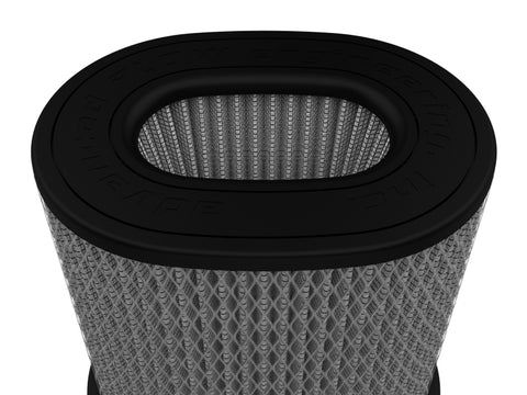 aFe MagnumFLOW HD Air Filters Pro Dry S Oval 7in X 4.75in F 9in X 7in T X 9H - 21-91061