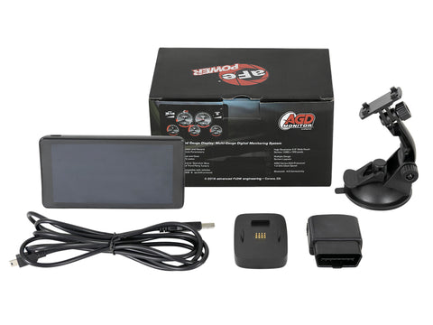 aFe Scorcher Blue Power Module w/Monitor 17-20 GM Diesel Trucks V8-6.6L (td) 5LP - 77-84010-AGD