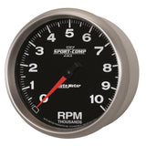 Autometer Sport-Comp II 5 inch 0-10000 RPM In Dash Tachometer - 3698
