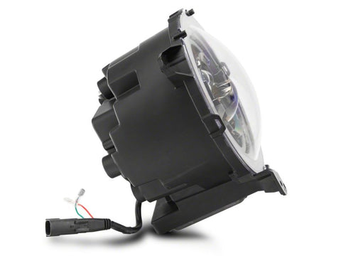 Raxiom 18-23 Jeep Wrangler JL Axial Series 9-In LED Angel Eye Headlights- Blk Housing (Clear Lens) - J167045