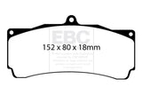 EBC Brakes Orangestuff Full Race Brake Pads - DP9006
