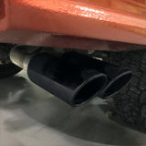 Ford Racing 21-22 F-150 2.7L/3.5L/5.0L Side Exit Sport Exhaust - Black Tips - M-5200-FSBS