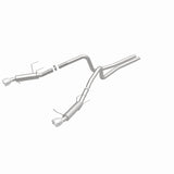 Magnaflow 2014 Ford Mustang V6 3.7L Comp Series Dual Split Rear Polished Stainless C/B Perf Exhaust - 15245