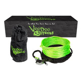 Voodoo Offroad 2.0 Santeria Series 1/4in x 50 ft Winch Line for UTV - Green - 1400001A