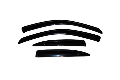 AVS 99-05 Volkswagen Jetta Ventvisor Outside Mount Window Deflectors 4pc - Smoke - 94851