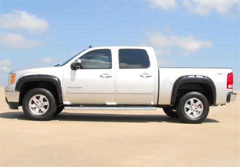 Lund 07-13 GMC Sierra 1500 RX-Rivet Style Smooth Elite Series Fender Flares - Black (4 Pc.) - RX109S