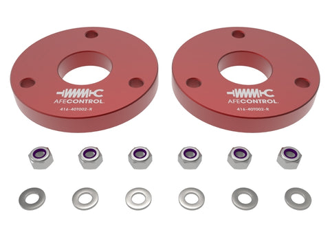 aFe CONTROL 23-24 Chevrolet Colorado ZR2 / GMC Canyon AT4X L4 2.7L (t) 1.25in Leveling Kit - Red - 416-40T002-R