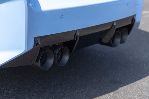 Dinan 23-26 BMW M2 (G87) Valved Axleback Exhaust System - Black Tips - D660-0100-BLK