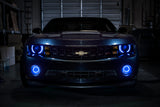 Oracle 10-13 Chevrolet Camaro LED Fog Light Halo Kit - Blue - 1103-002