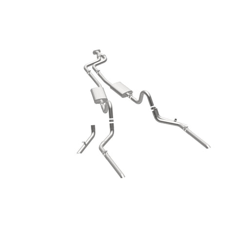 MagnaFlow SYS C/B 84-87 Buick Regal V6 3.8L Turbocharged SS 2.5in Street Series Dual Split Rear Exit - 16884