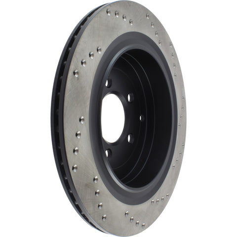 StopTech 05-09 Land Rover LR3 / 06-13 Land Rover Range Rover Sport Drilled Right Rear Cryo Rotor - 128.22010CR