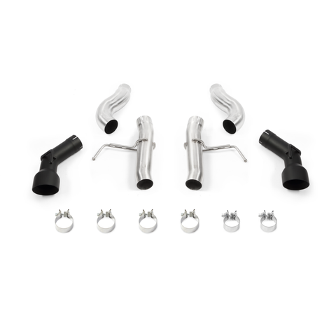 Mishimoto 2016+ Chevrolet Camaro 2.0T Dual-Tip Race Axle-Back Exhaust w/ Black Tips - MMEXH-CAM4-16ADTRBK