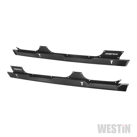 Westin/Snyper 07-17 Jeep Wrangler Unlimited Rock Slider Steps - Textured Black - 42-7015