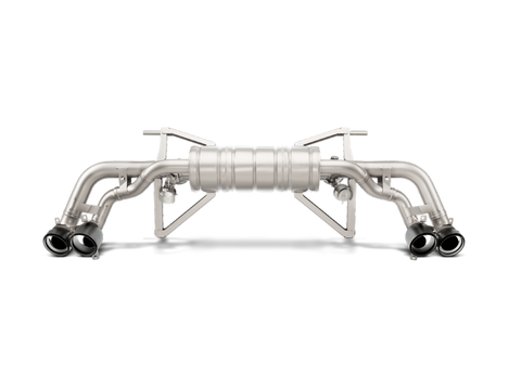 Akrapovic 16-16 Lamborghini Huracan LP 580-2 Coupe/Spyder Slip-On Line (Titanium) w/ Carbon Tips - MTP-LA/TI/2