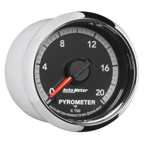 Autometer Gen4 Dodge Factory Match 52.4mm Full Sweep Electronic 0-2000 Deg F EGT/Pyrometer Gauge - 8547