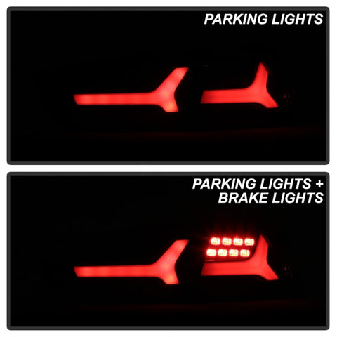 Spyder Mitsubishi Lancer/Evolution X 08-14 V2 LED Tail Lights - Black ALT-YD-ML08V2-SEQ-BK - 5088130