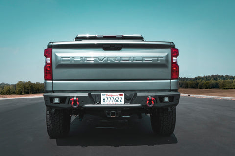 Body Armor 4x4 2019+ Chevy Silverado 1500 Ambush Series Rear Bumper - GM-2966