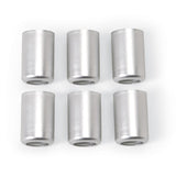 Russell Performance -10 AN Stainless Steel Crimp Collars (O.D. 0.825) (6 Per Pack) - 610382