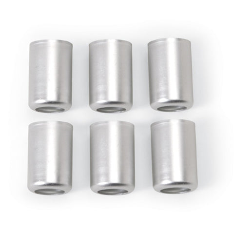 Russell Performance -6 AN Stainless Steel Crimp Collars (O.D. 0.600) (6 Per Pack) - 610362
