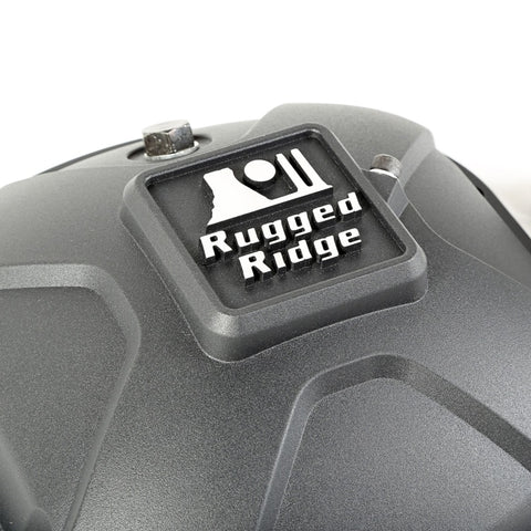 Rugged Ridge Boulder Aluminum Differential Cover Dana 30 Black - 16595.13