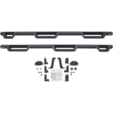 Westin 99-16 Ford F-250/350/450/550 CC (6.75ft Bed) HDX Drop Whl to Whl Nerf Step Bars - Text Blk - 56-534015