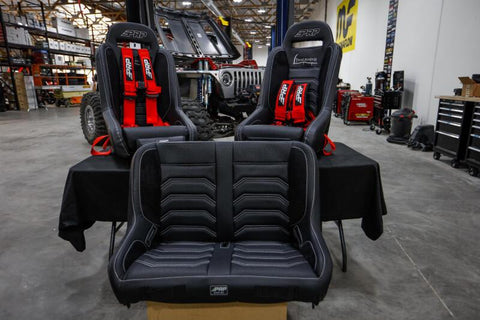 PRP Jeep Wrangler TJ/LJ/JK Elite Series Suspension Bench Seat - A9239