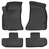 Husky Liners 16-22 Dodge Challenger (RWD) Front & Second Row Black Floor Liners - 99171