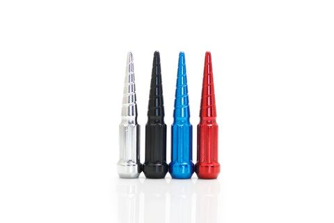 Wheel Mate Spiked Lug Nuts Set of 32 - Blue 9/16in - 35430PU