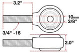 SPC Performance xAxis Rod End Ball Joint - 15730