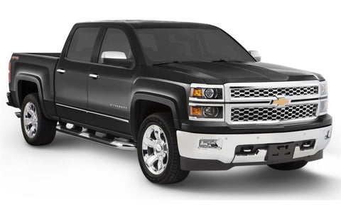 Bushwacker 16-18 Chevy Silverado 1500 Fleetside OE Style Flares - 4 pc 69.3/78.8/97.8in Bed - Black - 40956-34