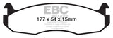 EBC 99-03 Am General H1 H1 12100 GVW Greenstuff Front Brake Pads - DP61786