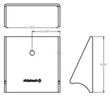Ridetech Lower Axle Bracket No Powdercoat - 90000001