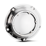 Performance Machine Vision Derby Cover W/Bezel - Chrome - 0177-2083M-CH