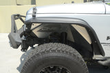 DV8 Offroad 07-18 Jeep Wrangler JK Front Aluminum Inner Fender - Raw - INFEND-01FR