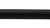 Vibrant -6 AN Black Nylon Braided Flex Hose (10 foot roll) - 11966