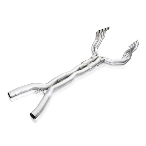 Stainless Works 2014-18 Corvette 6.2L Headers 2in Primaries w/ High-Flow Cats X-Pipe - C72CAT