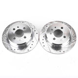 Power Stop 1991 BMW 318i Rear Evolution Drilled & Slotted Rotors - Pair - EBR220XPR
