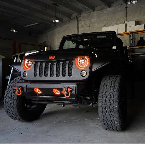 Oracle 7in High Powered LED Headlights - Black Bezel - Dynamic - Dynamic - 5769-332