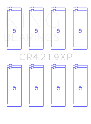 King Engine Bearings Toyota 1RZ/ 2RZ/ 3RZ Connecting Rod Bearing Set - CR4219XP